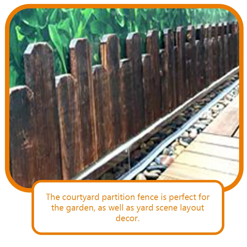 Прочный садовый забор садовая решетка газон искусственная деревянная граница