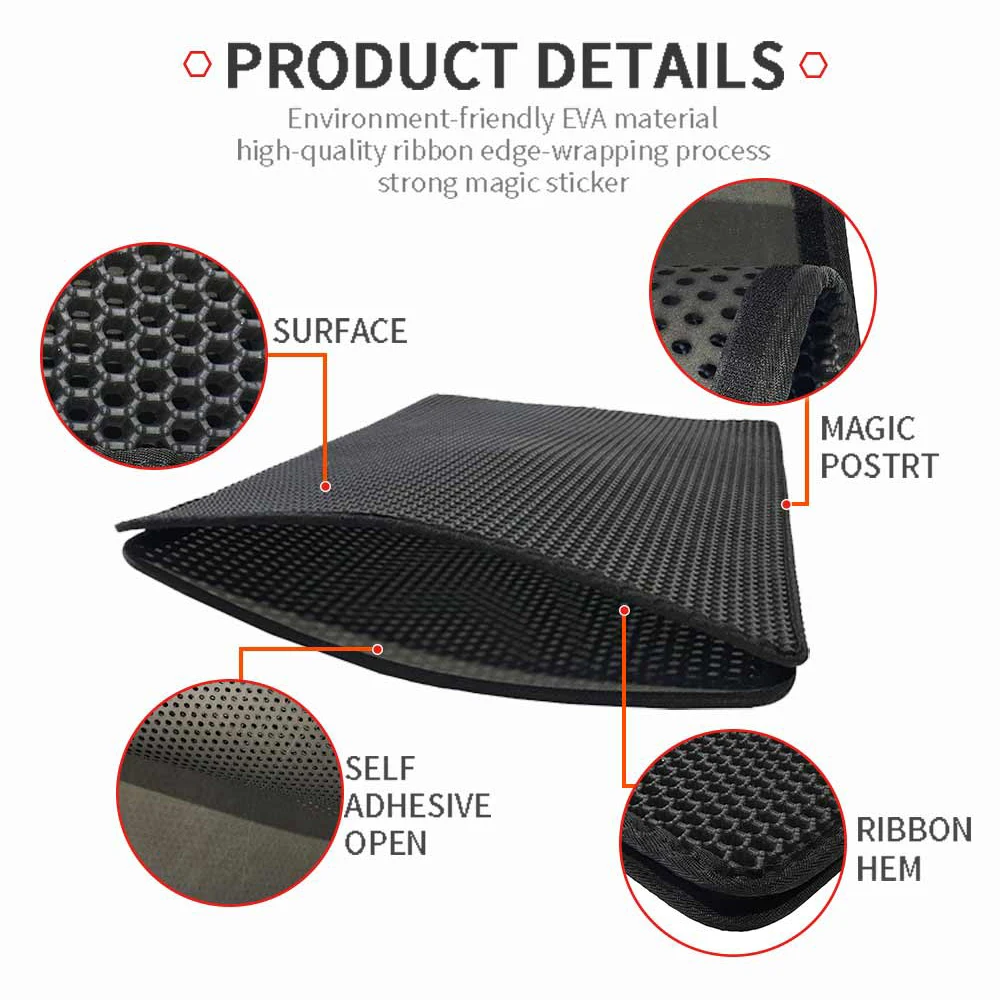 Коврик для кошачьего туалета EVA двухслойные коврики лотка домашних животных