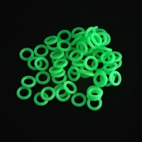 1020pcs silicone luminous tent ground nail ring o shaped outdoor light fishing accessory multifunction rings rod night cam p7v4