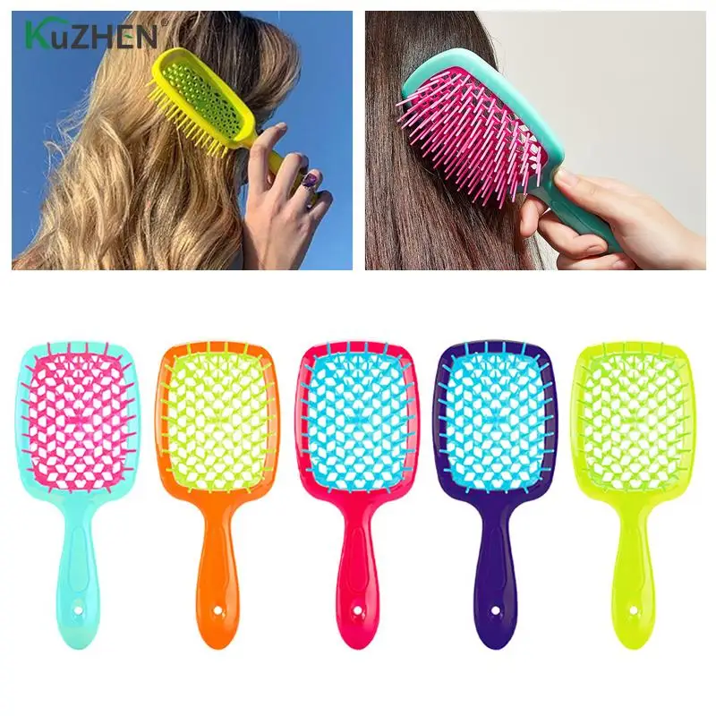 

1 шт. Расческа с широкими зубьями на воздушной подушке для ухода за волосами Женская расческа для массажа кожи головы расческа для волос с от...