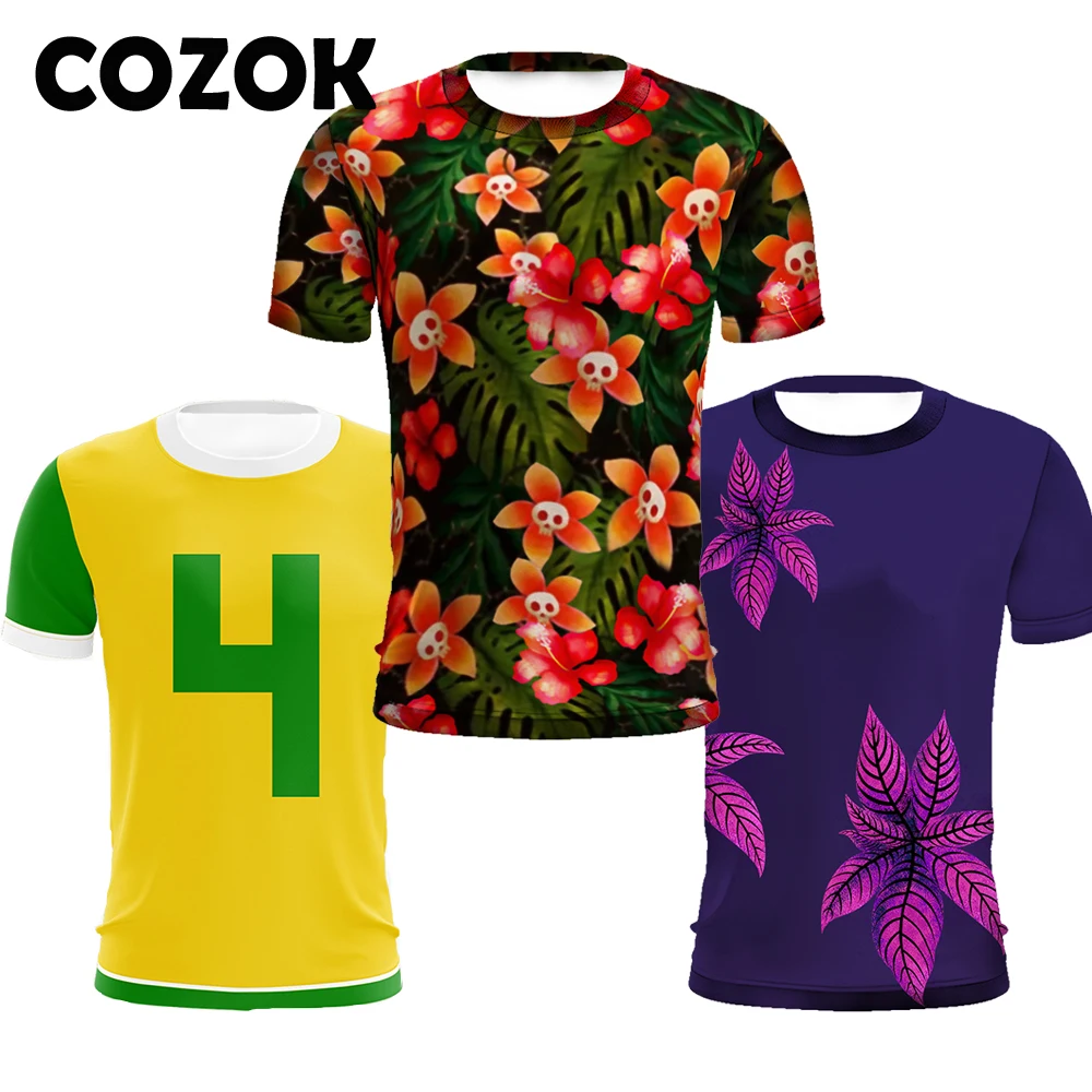 

COZOK Men Halloween Cosplay Costume Top and Pants Casual Hotel Transylvaniaer 4 Digital Print T-Shirt Vest Men's Short Sleeve
