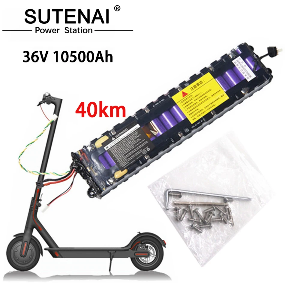 

2021 New Original 36V 10500mah battery For Xiaomi M365 M356 Pro Special battery pack 36V Li-ion battery 10500mAh Riding40km