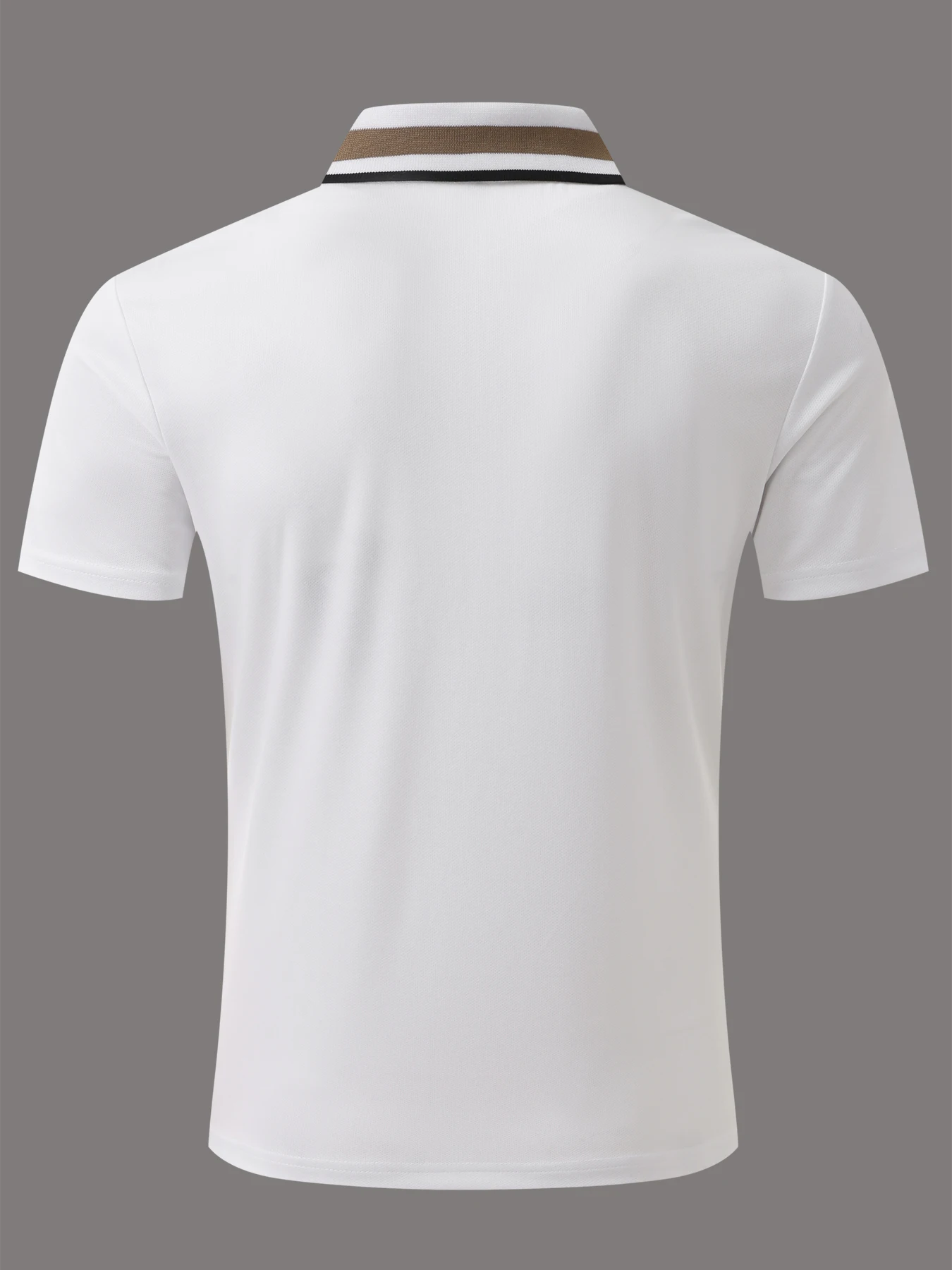 Toqucl Мужская Рубашка-поло Летняя Повседневная Хлопковая Рубашка Для Гольфа С