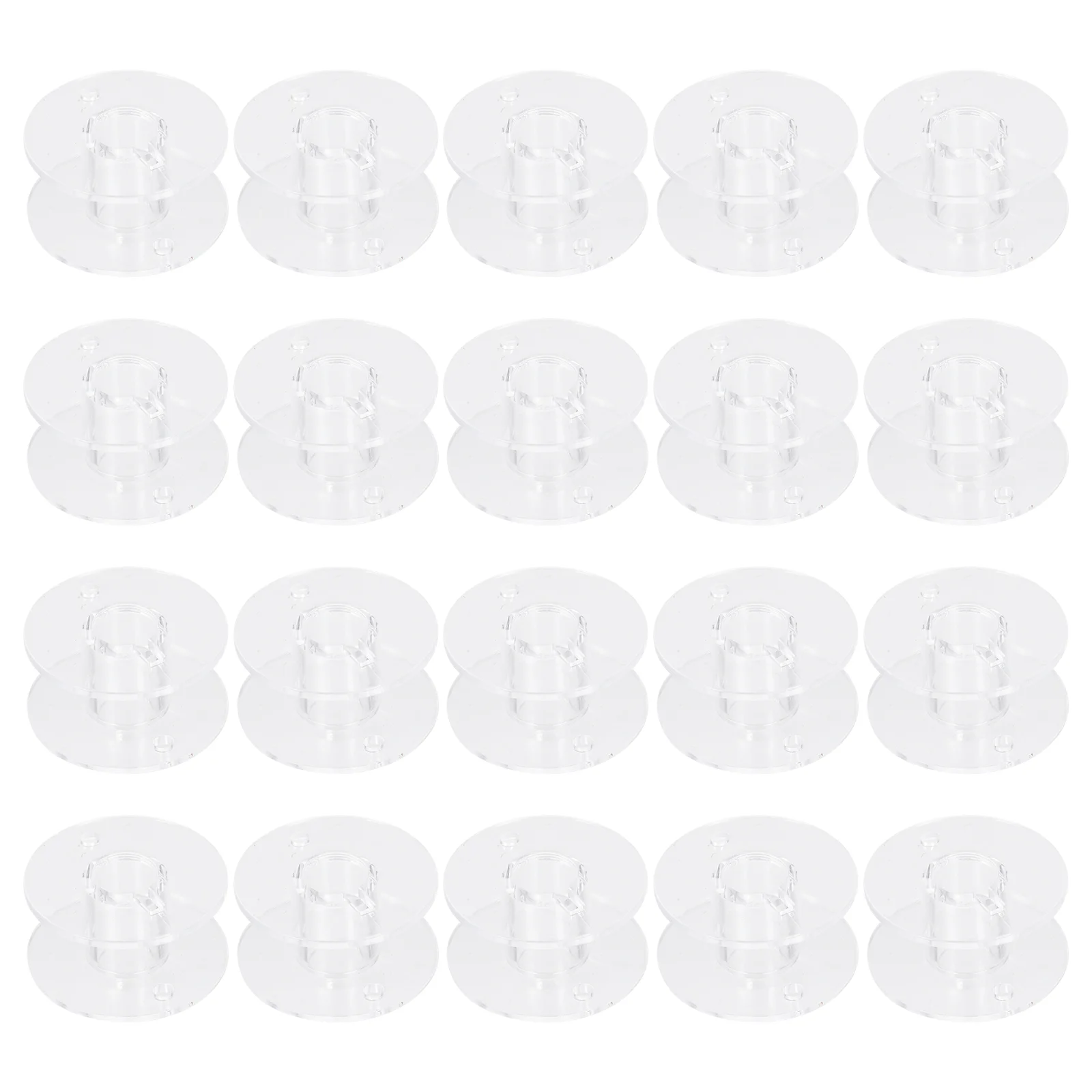 

Sewing Bobbins Machine Bobbin Accessories Household Transparent Cop Latches Supplies Replacement Device Holder Portable Thread