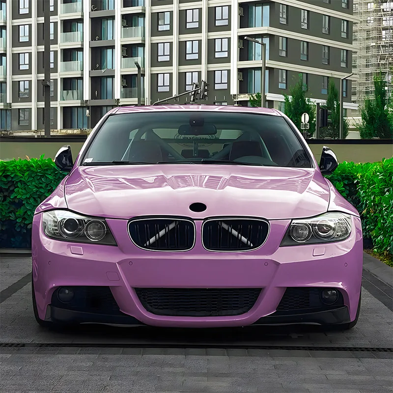 Фото Для BMW 5 серии E90 E91 2009-2012: Высококачественная решетка радиатора с двойными линиями LED, глянцевый черный цвет, ABS-пластик. №2