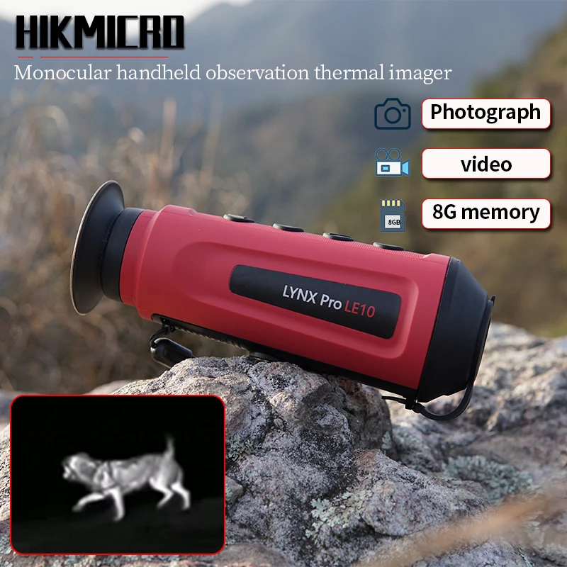 

HIKMICRO LE10/LE15 Thermal Imager Handheld Monocular Infrared Night Vision Camera For Camping Hot Search Patrol