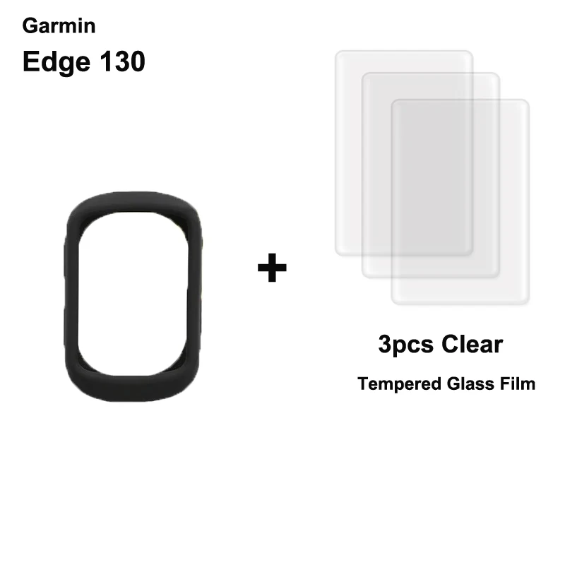 1 шт. чехол и 3 Защитная пленка для экрана Garmin Edge 130 plus 510 520 530 810 820 830 1000 1030 Explore Plus GPS