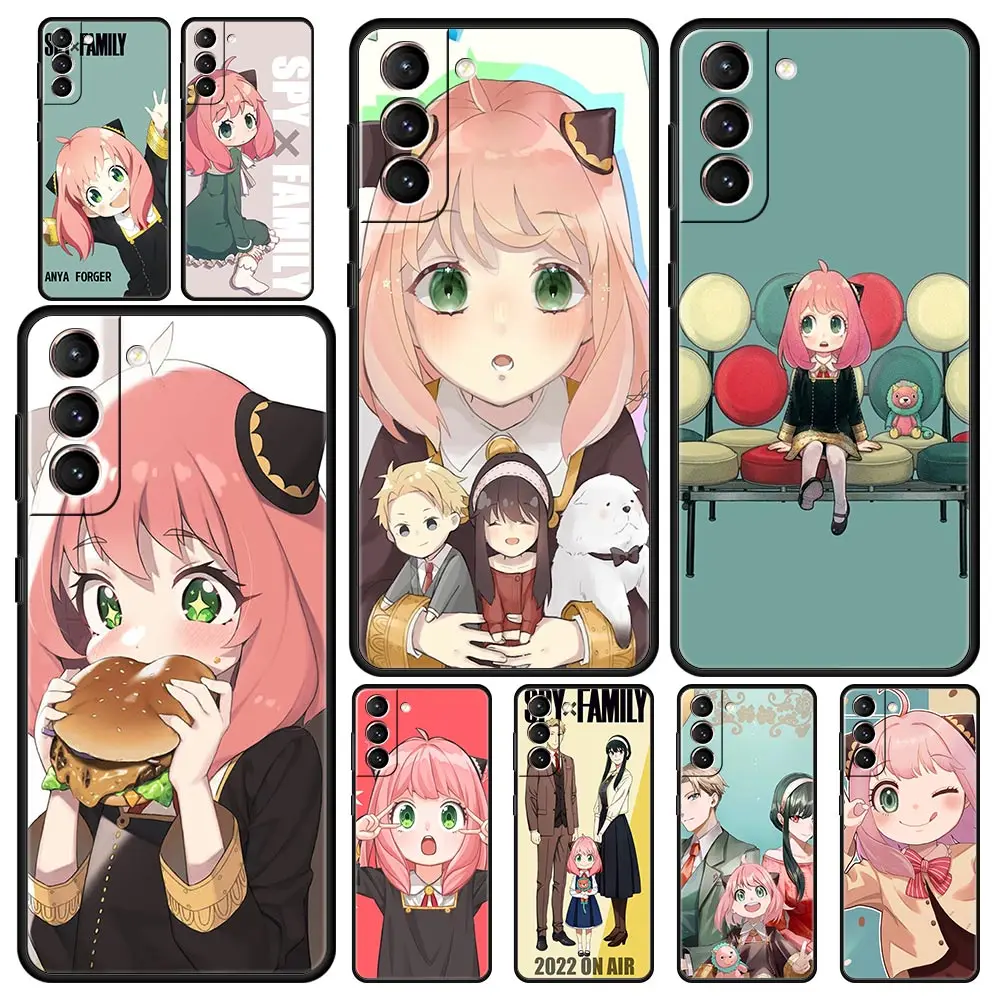 

Anya Forger SPY×FAMILY Anime For Samsung Galaxy S22 S21 S20 FE Ultra 5G Case S10 S10E S9 S8 Plus Note 10 20 Cover Phone Cases