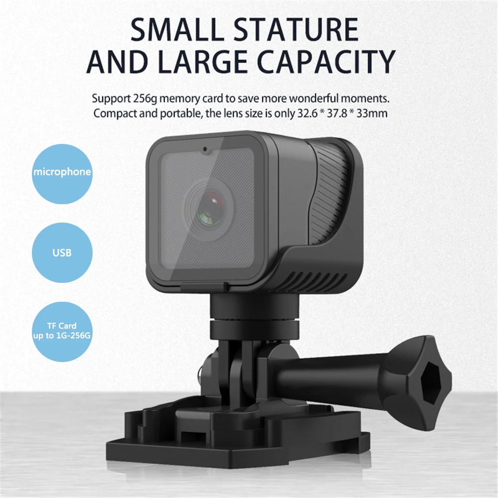 

CS03 Sport camera WIFI USB Action Camera 64GB HD 1080P Underwater Waterproof go pro camera Video Recording Travel CMOS insta360