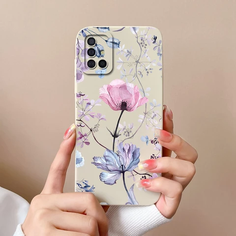 Чехлы для телефонов Samsung Galaxy A51, A71, A31, чехол из жидкого силикона с полным покрытием, противоударный чехол для Samsung A 51, 71, 31, чехол