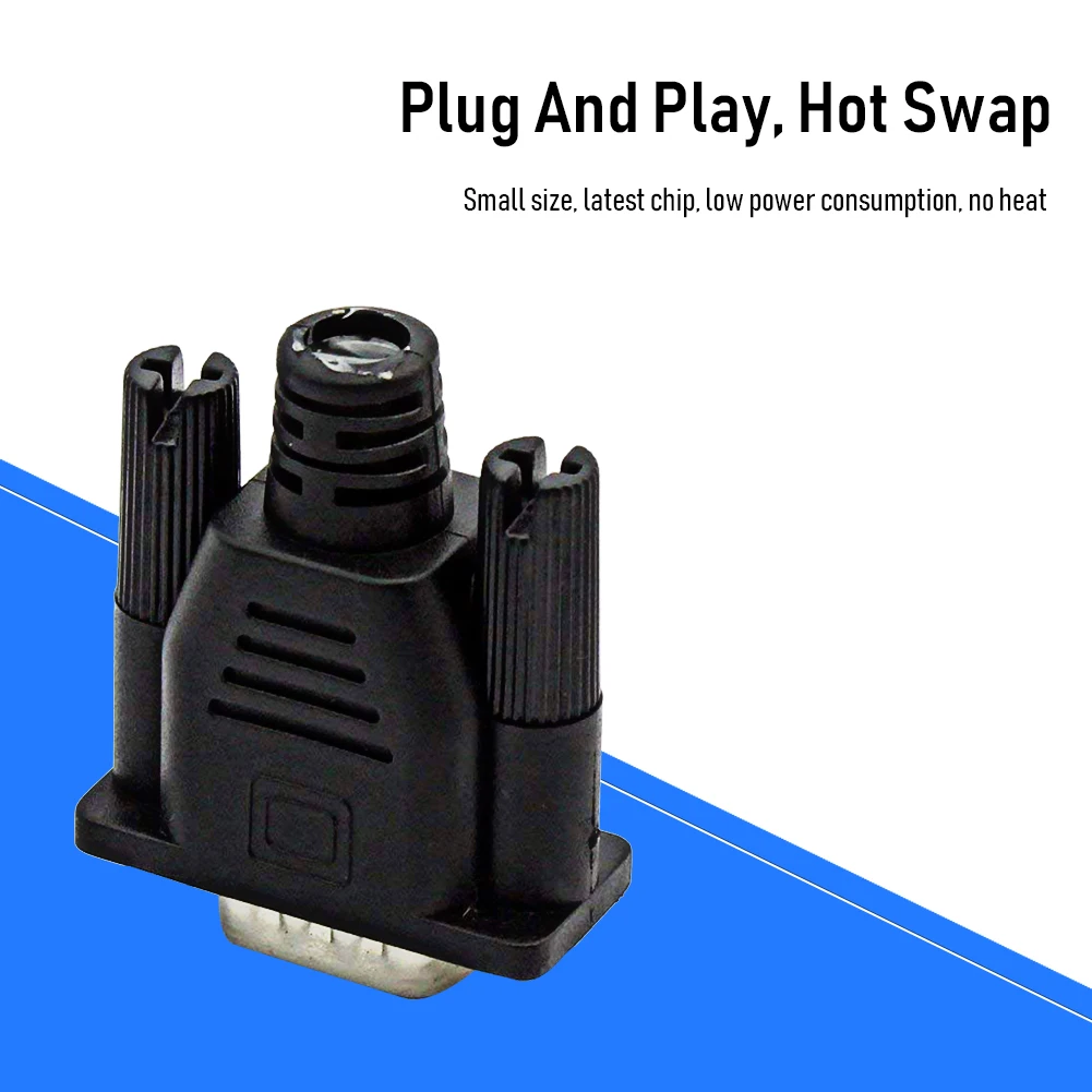 

1/2PCS VGA Virtual Display Adapter Dummy Plug EDID Headless Ghost Emulator Lock Plate Monitor Adapter For DDC EDID Video Card