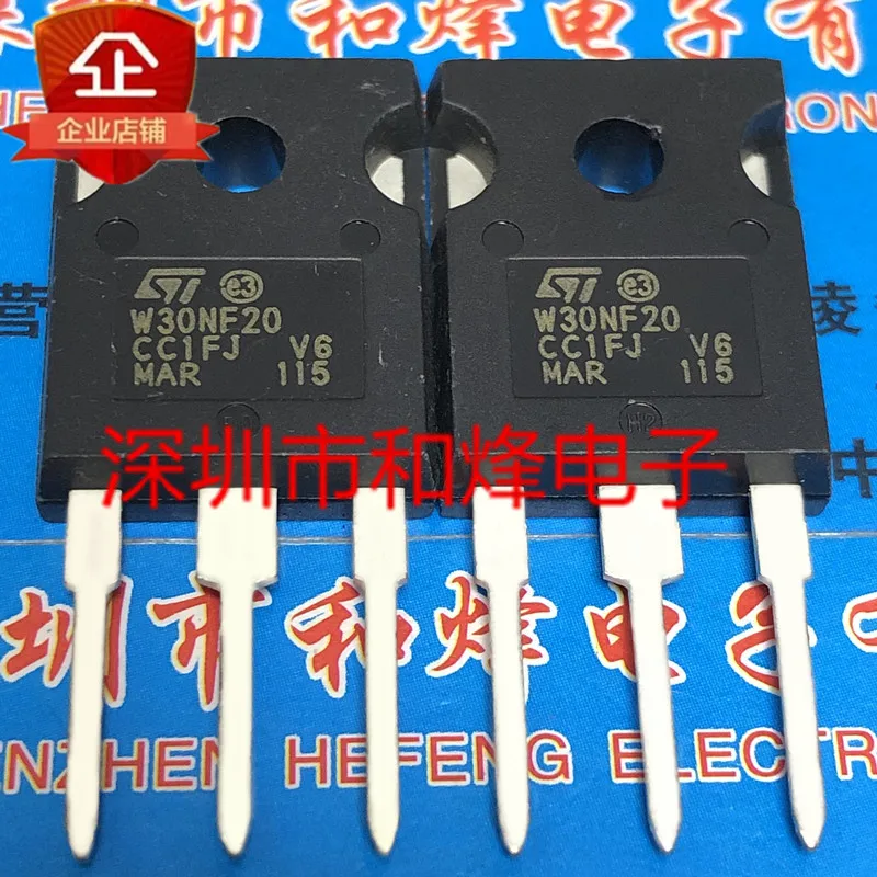 

Free shipping W30NF20 STW30NF20 TO-247 200V 30A 10PCS