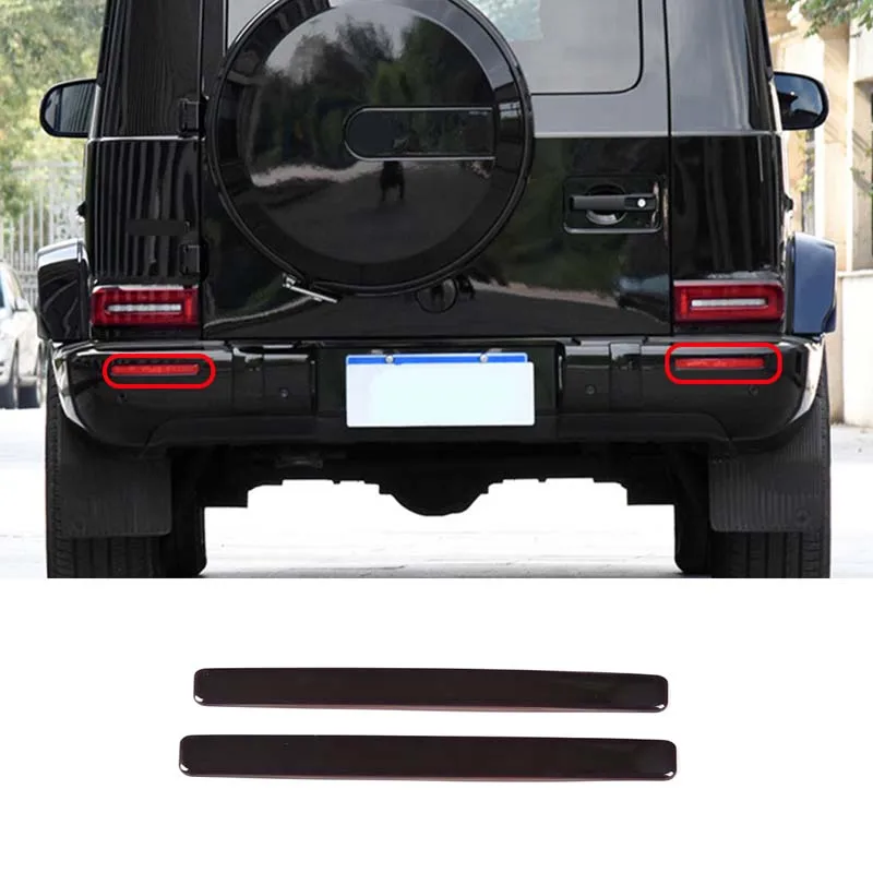 Фото Для Mercedes-Benz G-Class W464 2019-2025: Защитная накладка на задний фонарь, стоп-сигнал, противотуманный фонарь, декоративные аксессуары №1