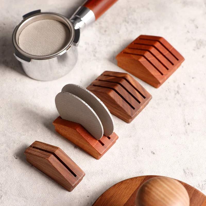 Многоразовый деревянный фильтр для кофе эспрессо с портативным экраном разных