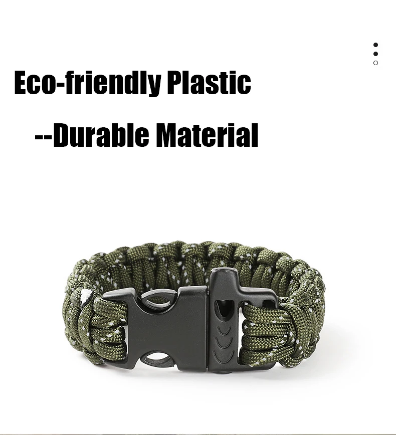 

Светоотражающий Аварийный Браслет Из паракорда со свистком
