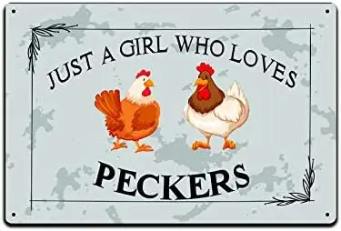 Оловянные таблички для декора фермерского дома — металлический знак курятника в