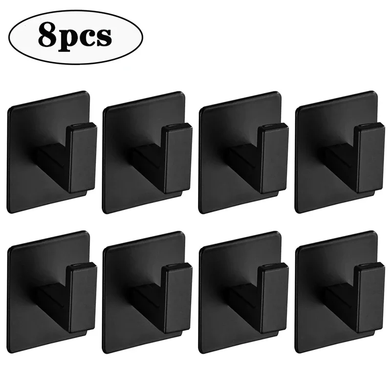 

Крючки настенные самоклеящиеся черные