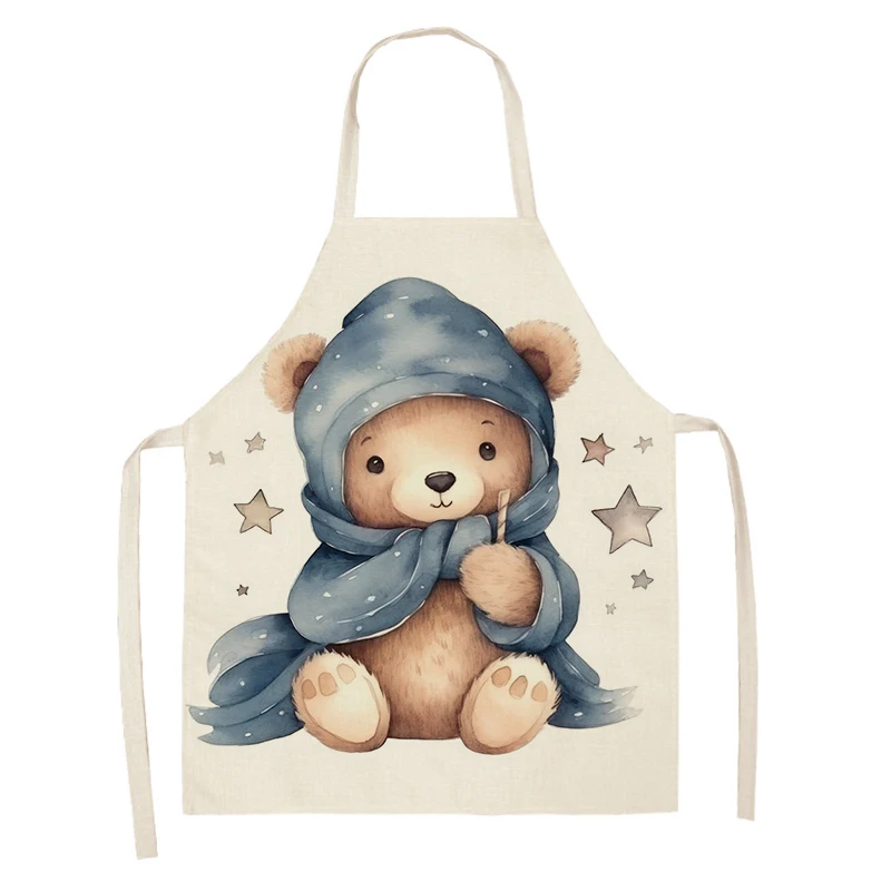 Кухонный Фартук для женщин льняной водонепроницаемый фартук мужчин и детей