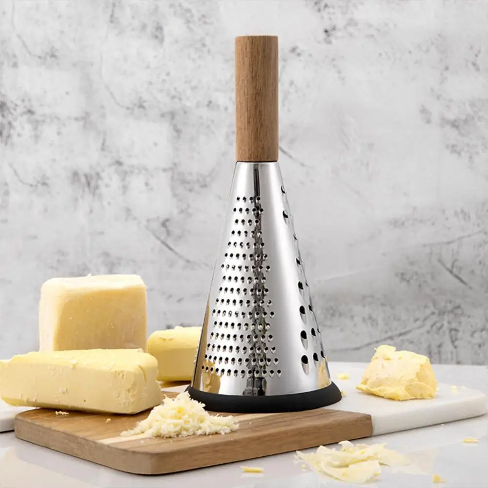 

Kitchen Creative Cone Fruit Vegetables Grater Cone Stainless Steel Grater Garlic Grinder Slicer Manual Food Processor Accessorie