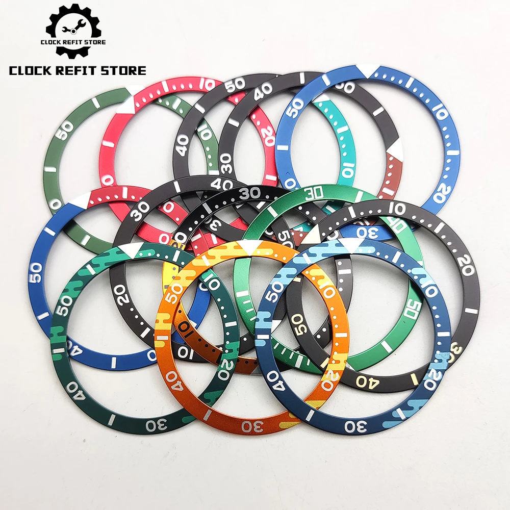 

Модификация часов-аксессуары для фотографий 39 мм высококачественный чехол из алюминиевого сплава с инкрустацией светящимися бусинами внутренний диаметр