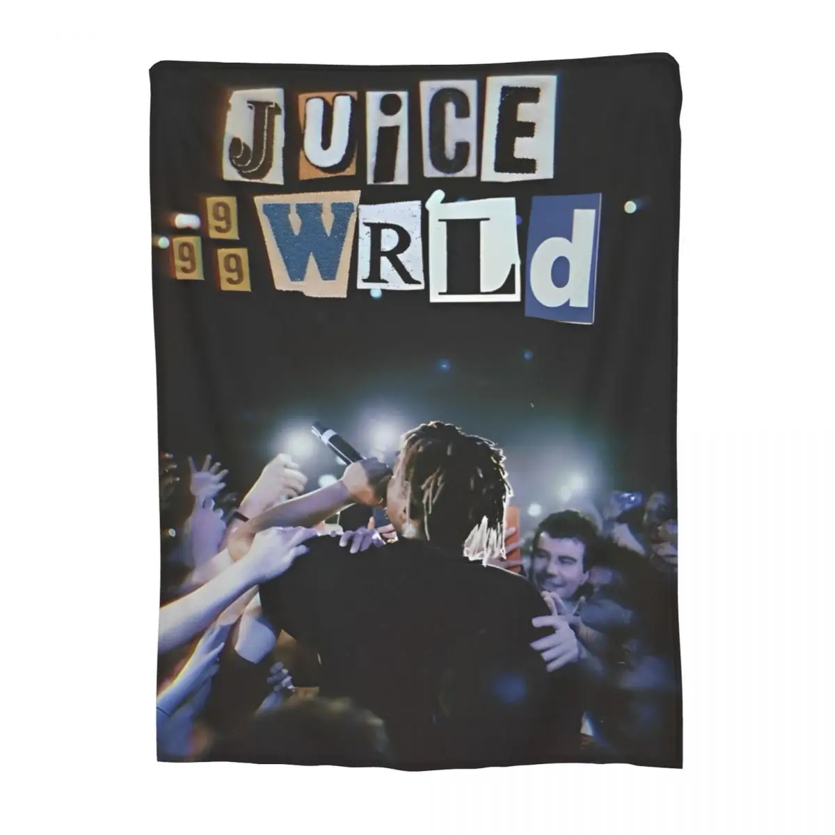 Одеяло Juice Music Wrld фланелевое забавное теплое одеяло для украшения постельного