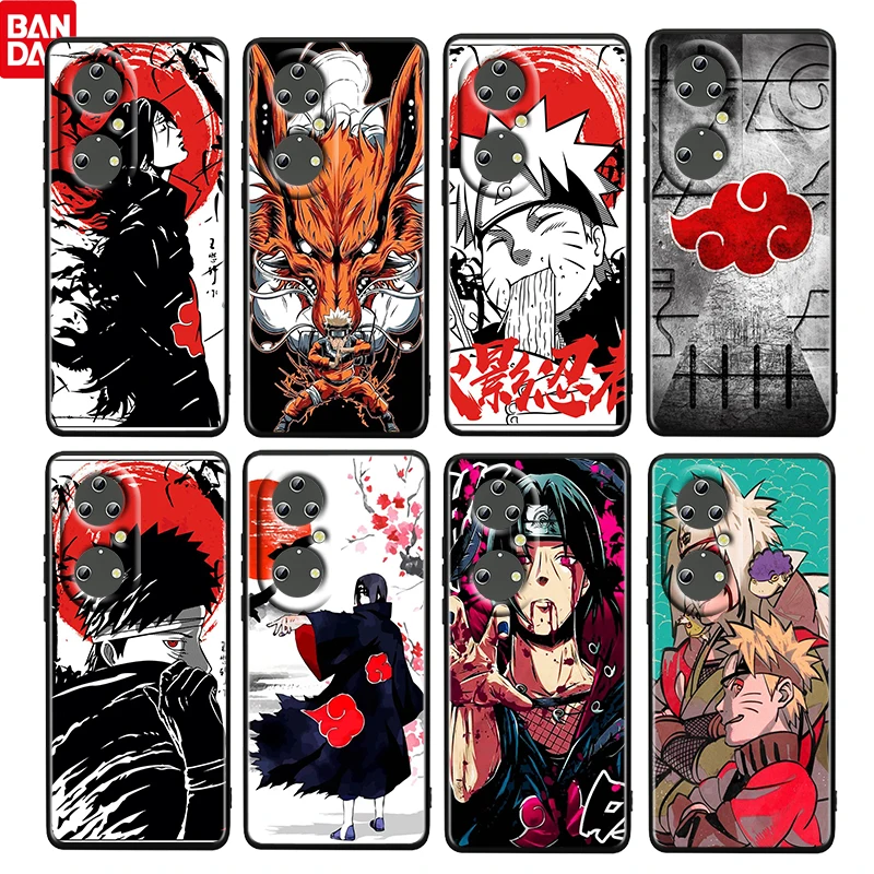 

Hot Anime NARUTO Boy For Huawei P50 40 30 20 10 9 Lite E Mini Pro 5G Soft Silicone Black Cover Phone Case Cover Funda Coque Capa