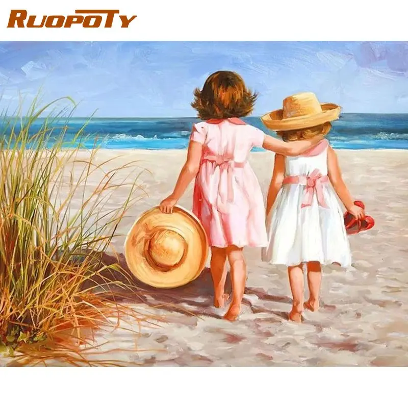 

Набор для рисования по номерам на холсте, 60 х75 см