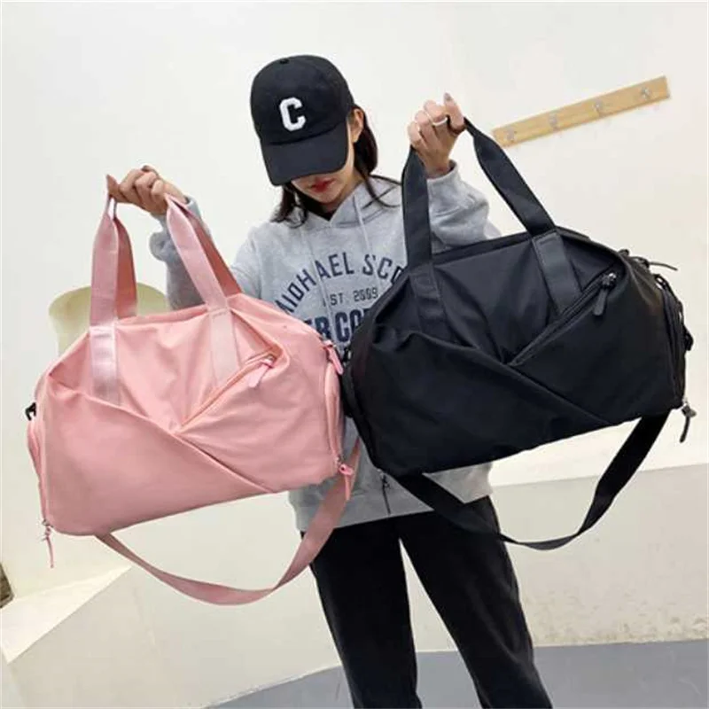 Travel Bag Luggage Handbag Women Shoulder Large Capacity Outdoor Waterproof Oxford Cloth Sports Gym Female Crossbody Bag