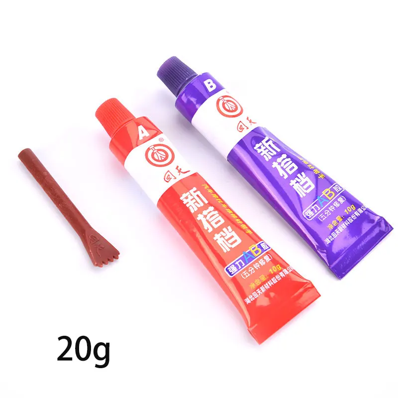 

New AB Glue Iron Stainless Steel Aluminium Alloy Glass Plastic Wood Ceramic Marble Quick Drying Acrylic Structural Adhesives 2pc