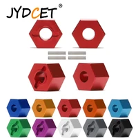 jydcet 107876 alloy 12mm wheel hex hub coupling adapter upgrade parts for rc model cars hpi 110 wr8 3 0 flux ken block
