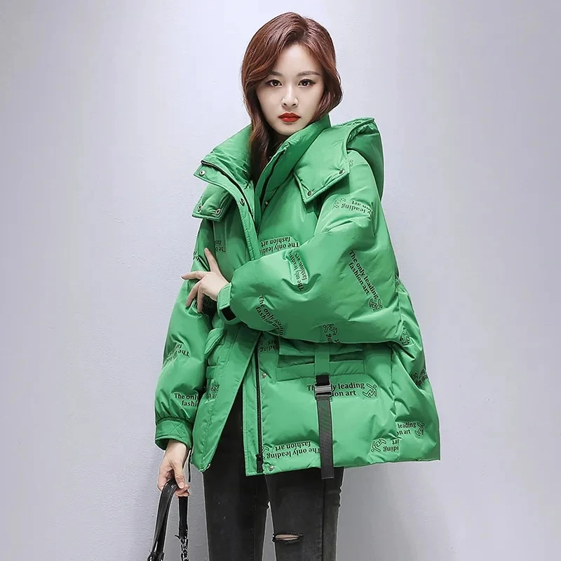 

Womens Down Cotton Coats 2022 Winter Jacket Parkas Thicken Warm Cotton Coat Women Hooded Padded Bread Clothes Student Outwear
