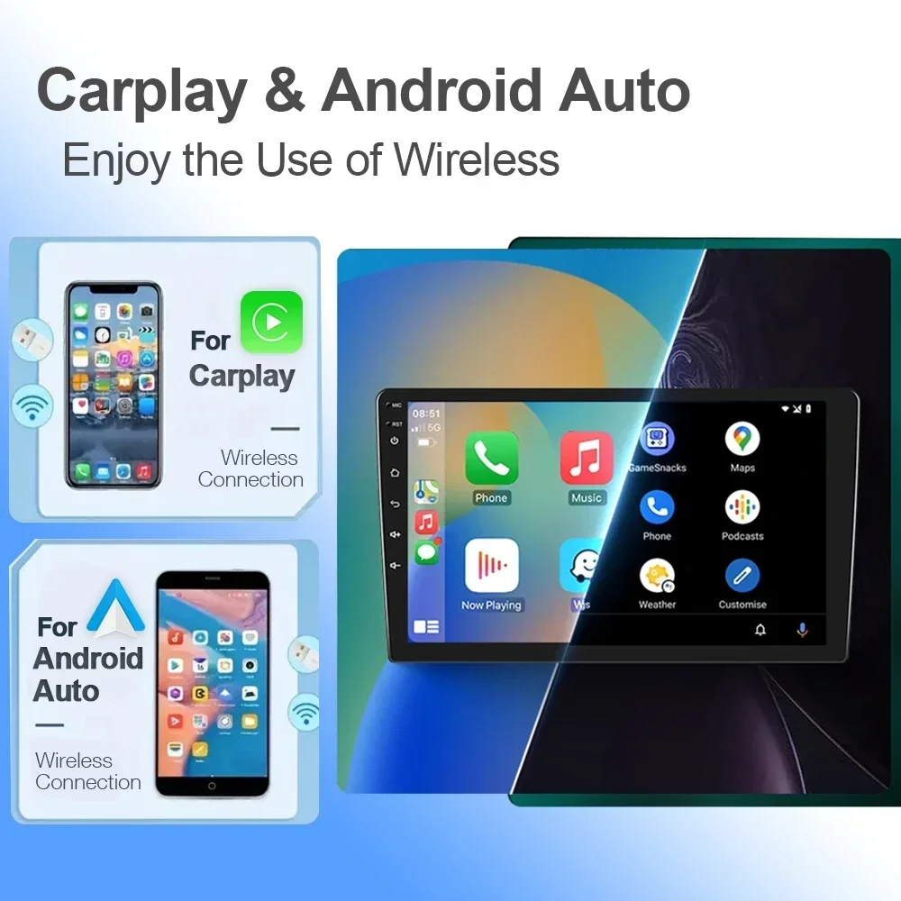 Автомобильный радиоприемник Carplay Android 13 для Hyundai Tucson IX35 2018 2019 2020 GPS мультимедийный