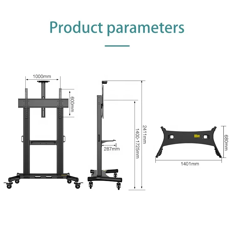 Держатель для ТВ KALOC AF100 стойка ЖК-телевизора монтажная Макс Vesa 1000*600 мм