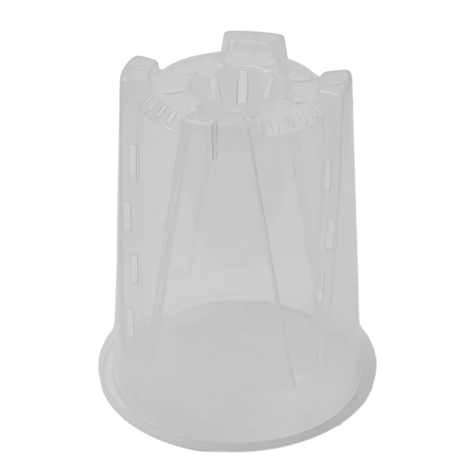 Пластиковый цветочный горшок пластиковый цветок с углублением прозрачный для