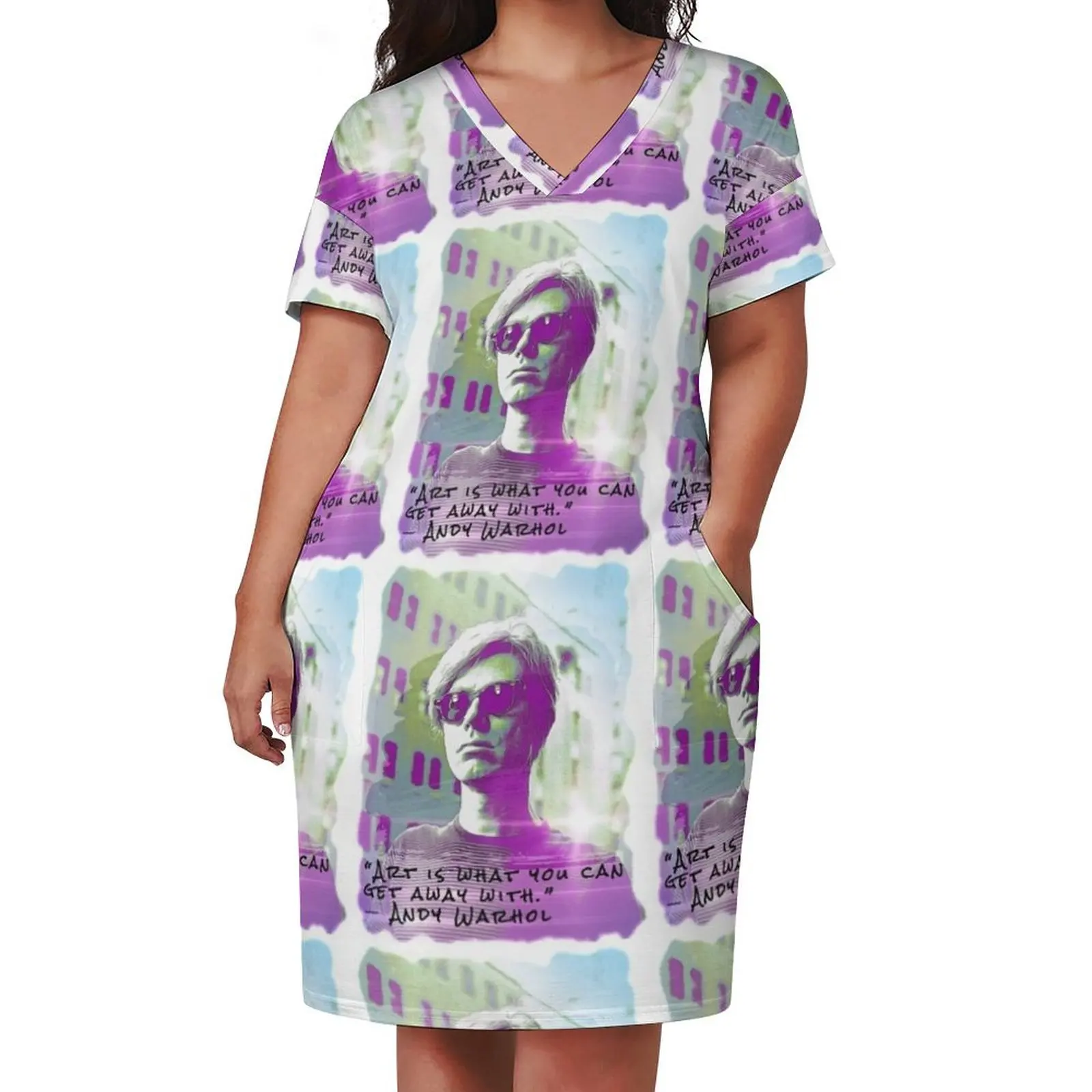 Цифровая работа Энди Уорхола поп-цвета поп-арт абстракция философская