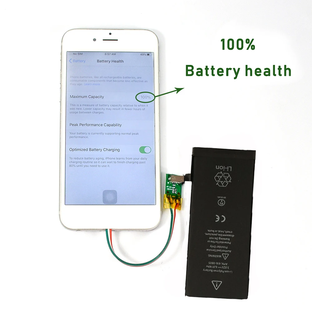 high capacity battery for iphone 4 4s 5 5s 5c se 2020 6 6s 7 8 se2 plus x xr xs 11 pro max mobile phone pack new 0 cycle seal free global shipping