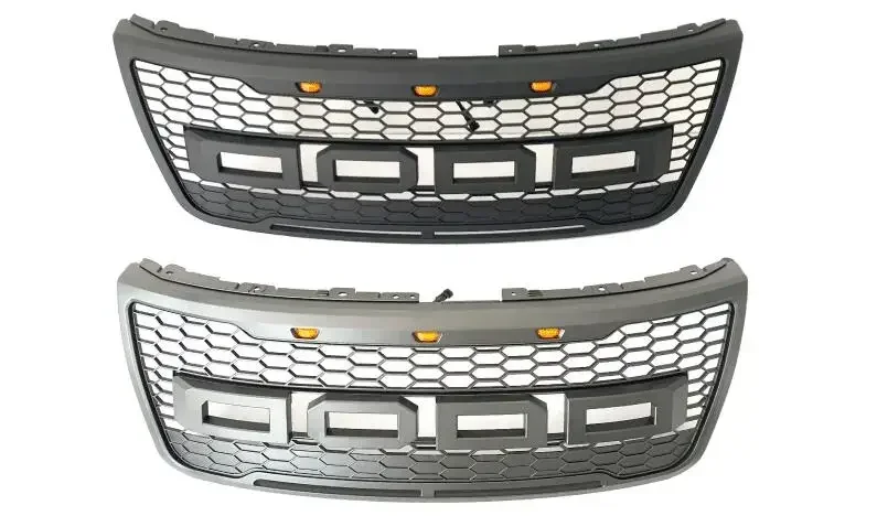 Сетчатая решетка переднего бампера сотовая сетка со светодиодной подсветкой для