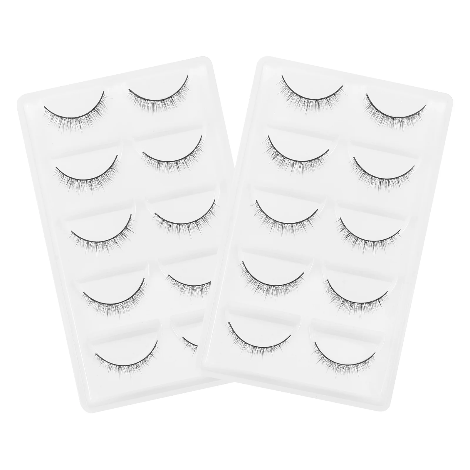 

10 Pairs Lash Accessories Fake Eyelashes Makeup False Double Eyelid 3.5x1.5cm Accessory Girl High-grade Fiber Waterproof