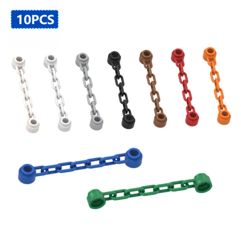 

10pcs Bricks MOC 92338 1x6 chain Compatible Assembles Particles For Building Blocks Parts DIY Educational Parts Toys