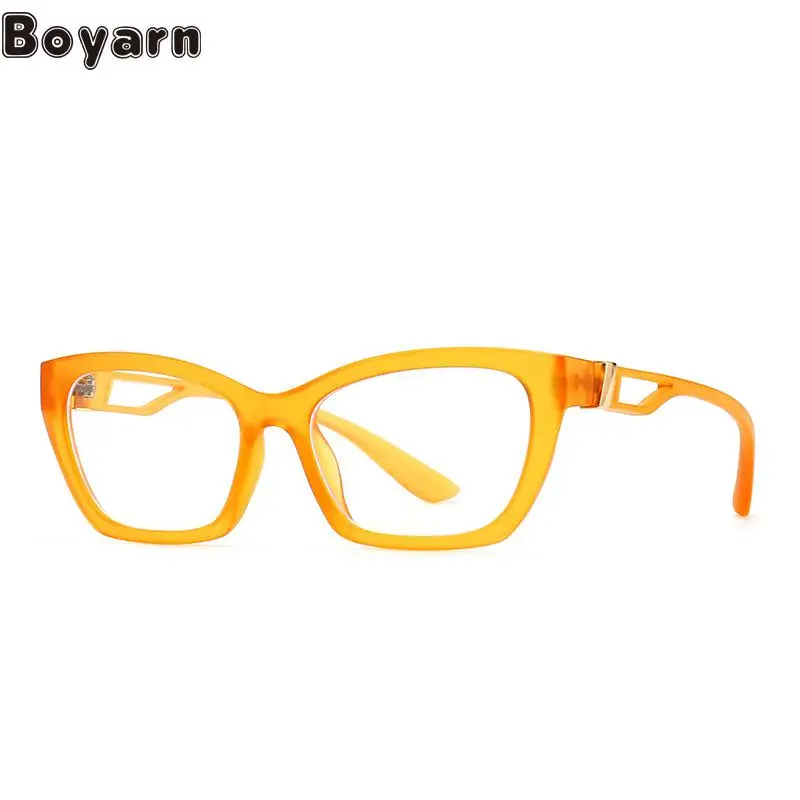 

Boyarn Eyewear Specially For Modern Retro Computer Mirrors, Trendy Street Photography Glasses, Luxury Brand Design Blue Lig