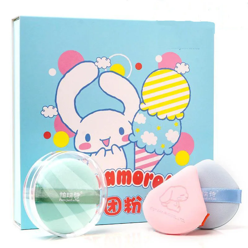 

2022 Sanrios Anime Cartoon Cinnamoroll Cosmetic Puff Makeup Sponge Foundation Powder Sponge Kawaii Beauty Tool Accessories Gifts