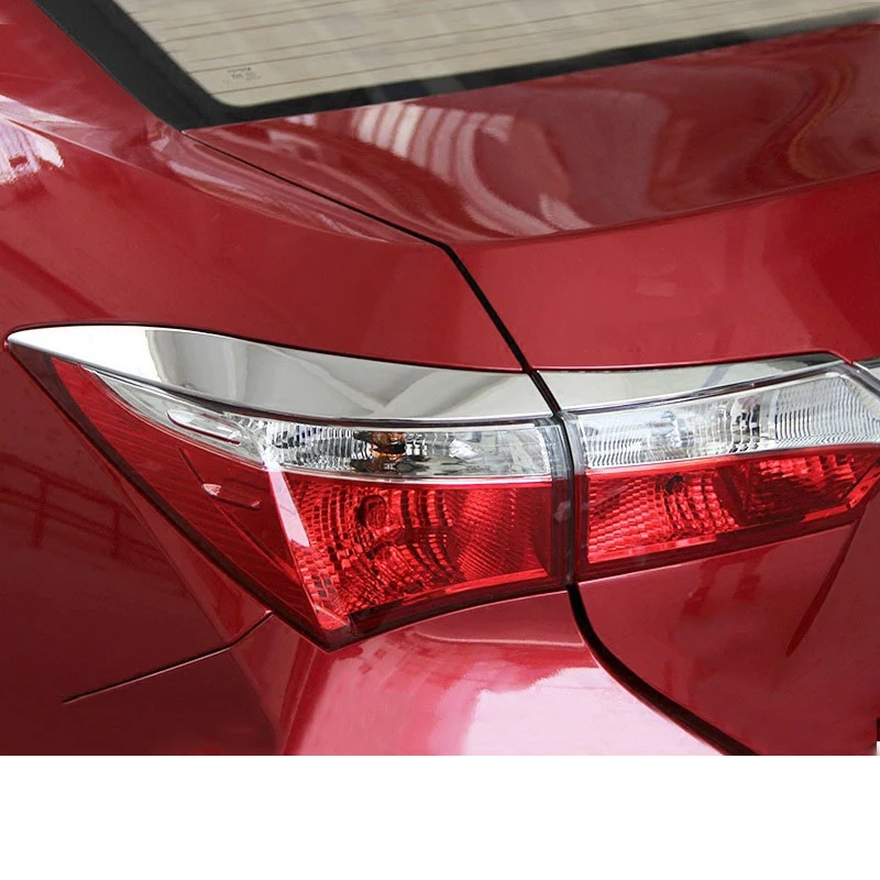 

Lsrtw2017 автомобильный Стайлинг, задняя часть автомобиля, фотоотделка для toyota corolla 2013, 2014, 2015, 2016, 2017, 2018, E170, хромированные декоративные аксессуары