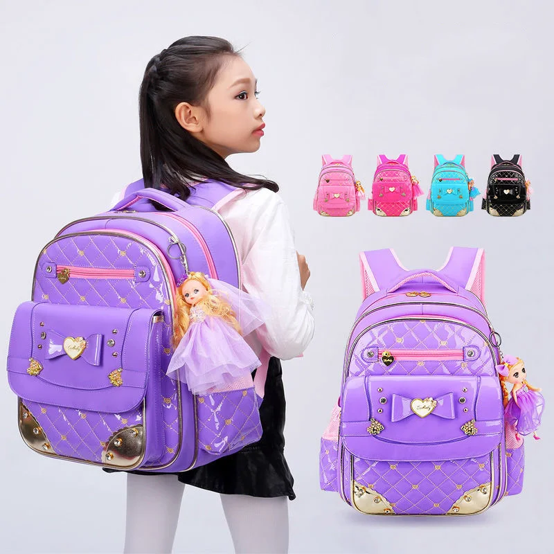 

Новинка 2023, высококачественный водонепроницаемый нейлоновый Детский рюкзак, детские школьные ранцы для девочек, рюкзаки для 1-3 классов