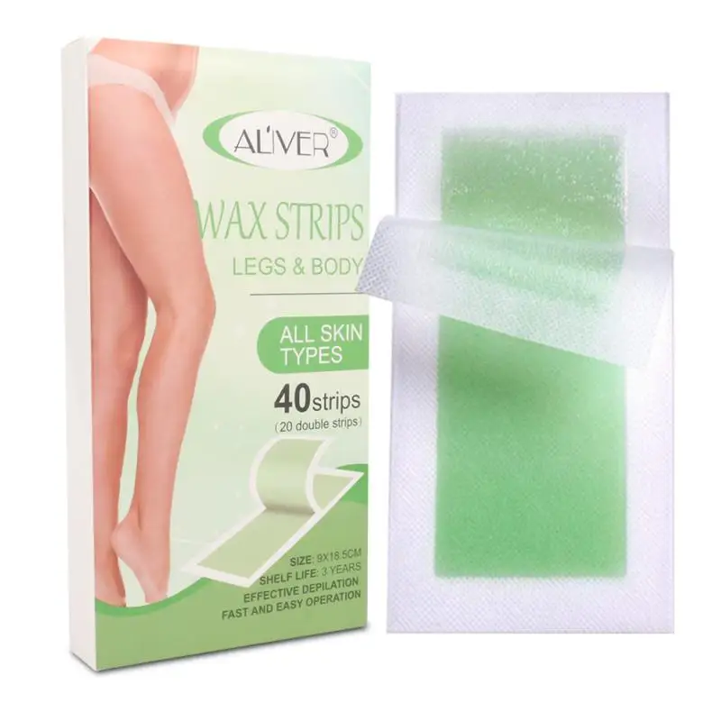 

NEWHair Removal Wax Paper Whole Body Beauty Depilatory Beewax Fibre Strip Sticker Hair Growth Inhibiting Depilation Patch