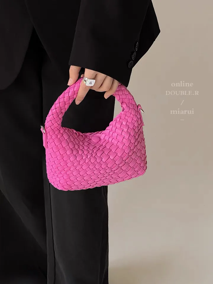 

2022 New Hand-Woven Bag Small Handbag Women Bags Shoulder Messenger Bag