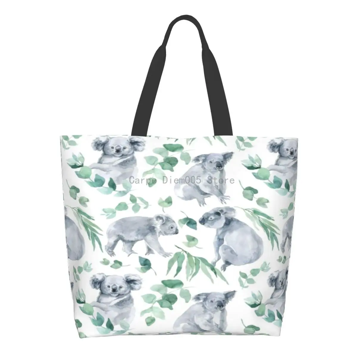 

Women Shoulder Bag Koala Large Capacity Shopping Grocery Tote Bag For Ladies