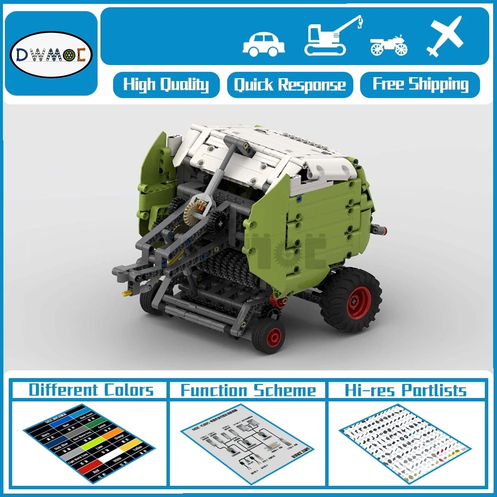 

Moc-94283 tractor circular packer 42054 adapts to 797pcs New Year gift technology assembly height reduction