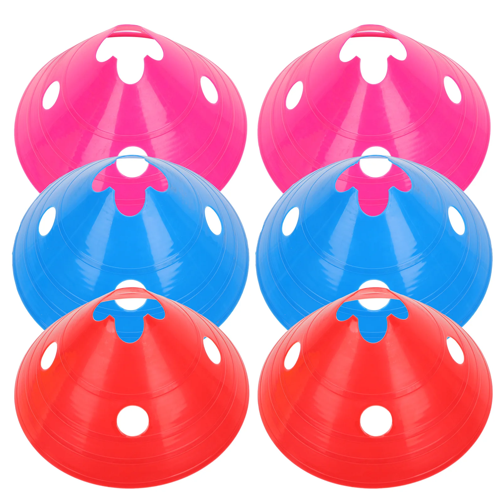 

6Pcs Plastic Football Training Hurdles Convenient Outdoor Training Disks