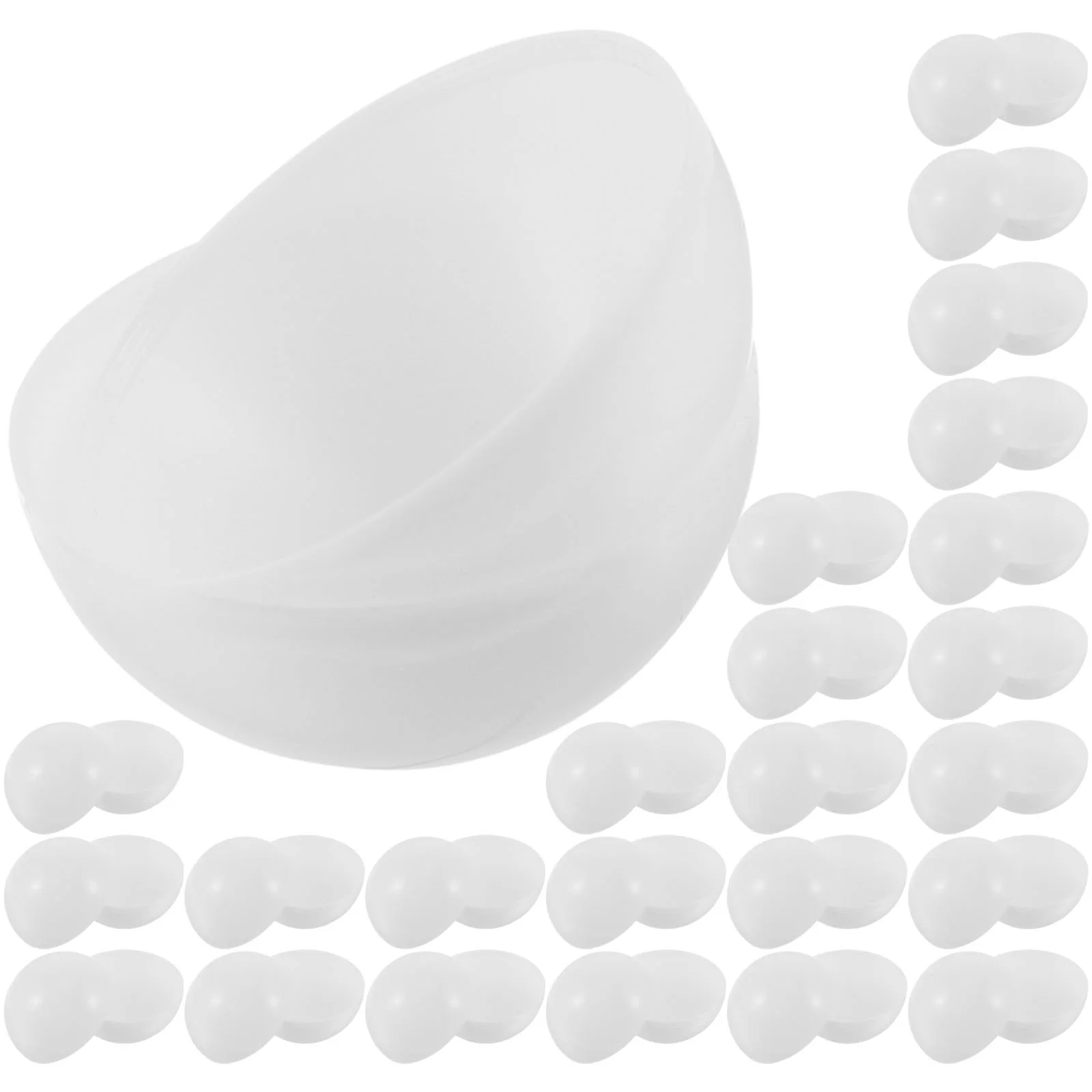 

25 Pcs Lottery Ball Sphere Game Balls Plastic Props Spherical Calling Pvc Entertainment