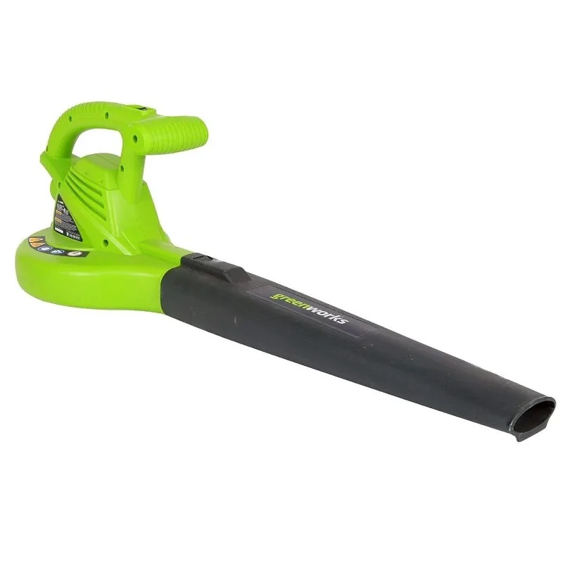 Greenworks 9 Amp (170 CFM/180 MPH) Corded Electric Leaf Blower, 2401502